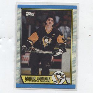 1988 TOPPS HOCKEY MARIO LEMIEUX PITTSBURGH PENGUINS